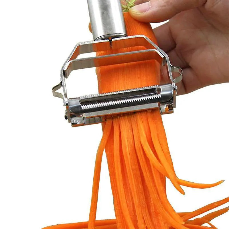 Ultra Sharp Stainless Steel Multi-function Vegetable Peeler & Julienne Cutter Potato Carrot Grater