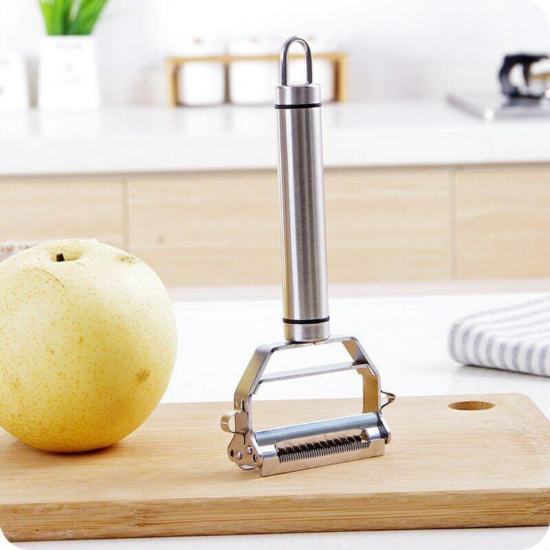 Ultra Sharp Stainless Steel Multi-function Vegetable Peeler & Julienne Cutter Potato Carrot Grater