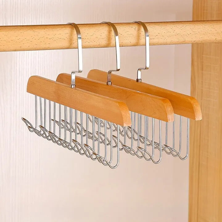 Multi Hook Seamless Clothes Storage Hanger Rack