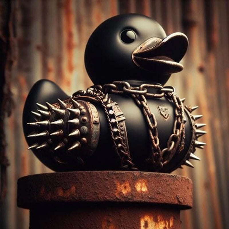 Rubber Deathrocker Duck