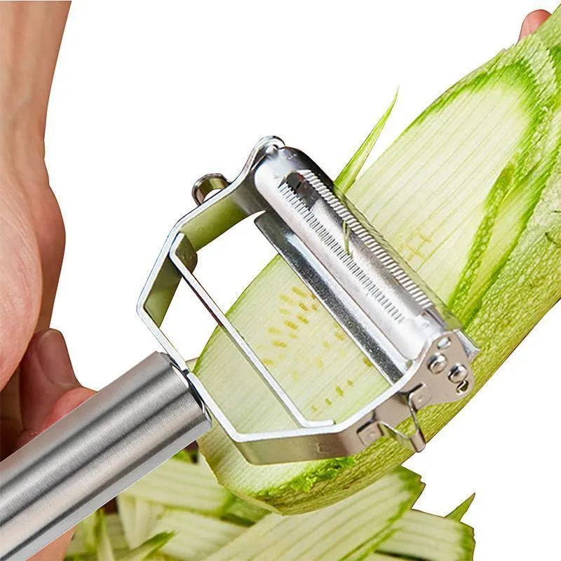 Ultra Sharp Stainless Steel Multi-function Vegetable Peeler & Julienne Cutter Potato Carrot Grater
