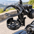 360° Rotating Foldable Bike Cup Holder – Universal Handlebar Bottle Mount for Bicycle, Scooter & Stroller