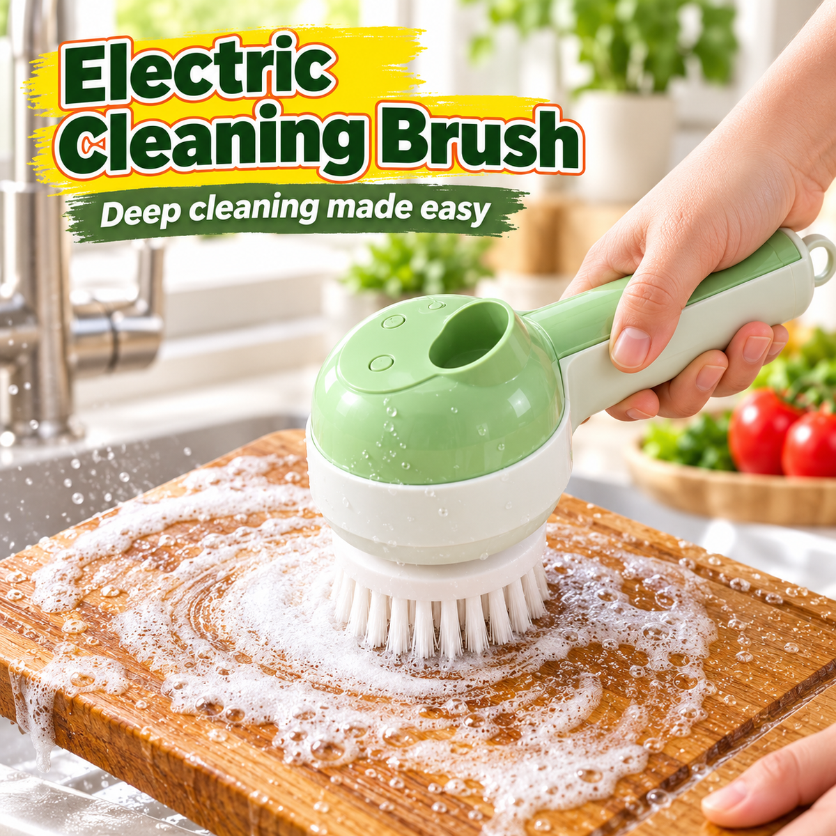 5-in-1 Electric Food Processor Set – USB Rechargeable Mini Chopper with Cleaning Brush