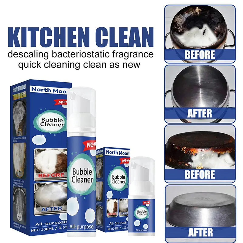 Foaming Heavy Oil Stain Cleaner, Multi-Purpose Form Bubble Cleaner
